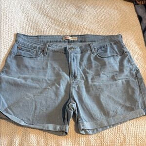 Light Blue Denim Women's Shorts